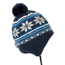 Pom poms on top add whimsy to your wardrobe, and. Sterntaler Knitted Cap Lined For Boys
