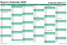 Hier finden sie eine liste aller schulferien 2021 für deutschland. Kalender 2020 Zum Ausdrucken Kostenlos