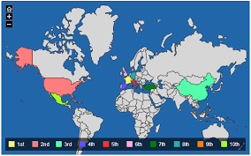 Interactive World Map 10 Most Visited Countries Interactive World Map Interactive Map Map With the adventureally map generator you can create a map showing all the countries and regions you have visited for free. interactive world map 10 most visited