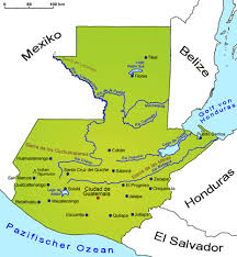 Guatemala ist ein staat in zentralamerika, im süden der halbinsel yucatán. Guatemala Landkarte Lander Guatemala Goruma