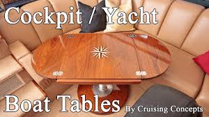 The most common wood boat table material is wood. Boat Tables By Cruising Concepts Youtube