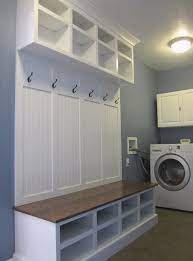 Top Laundry Room Ideas Shelf With Hanging Rod Laundry Laundryroommakeover Laundrytips Laundryroomd Mudroom Laundry Room Laundry Mud Room Laundry Room Decor