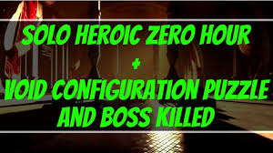 The zero hour maze normal path. Solo Heroic Zero Hour Void Configuration Puzzle Boss Killed Destiny 2 Youtube