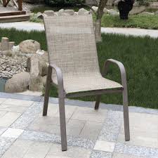 If the weather is nice, patio lets you enjoy the beautiful blue sky along with the. Backyard Creations Larissa Tan Wicker Stack Patio Chair At Menards