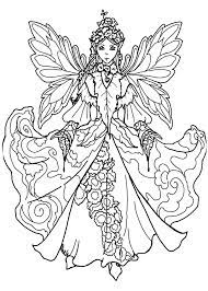 I really love coloring each detail in the picture. Fairy Coloring Pages For Adults