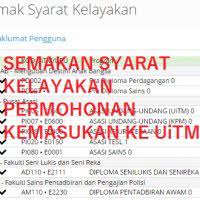 Syarat syarat kemasukan ke uitm sayashare. Syarat Syarat Permohonan Ke Uitm