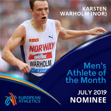 Warholm is norway's second gold medallist of the tokyo games after kristian blummenfelt won the men's individual triathlon (picture: Jens Peter Fylling Jpfylling Twitter