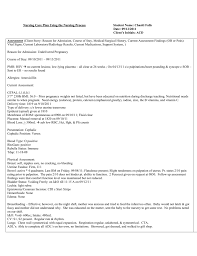 A multidisciplinary team approach involving. Nursing Care Plan Using The Nursing Process Student Name