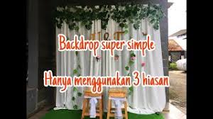 Video ini cara membuat corak batu alam sendiri untuk tiang teras dengan alat sederhana,corak batu alam ini terbuat dari acian. Backdrop Lamaran Buatan Sendiri Youtube Cute766