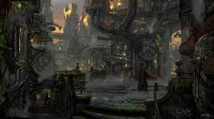Fun Where They Run Creating Zaun In A Cg Steampunk Wallpaper Artistic Wallpaper Steampunk Art