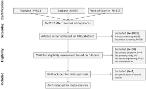 flow chart of search and screening process primary