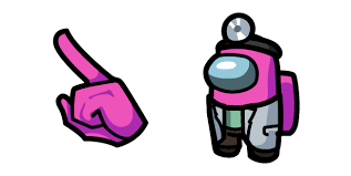 Among Us Pink Character In Scientist Outfit Character Pink Scientist