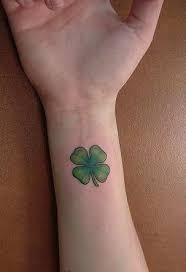 Four Leaf Clover Tattoo Clover Tattoos Shamrock Tattoos Four Leaf Clover Tattoo