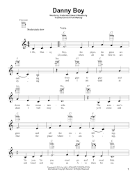 Danny boy song published 1913 genre folk writer fred. Traditional Irish Danny Boy Sheet Music Pdf Notes Chords Irish Score Lead Sheet Fake Book Download Printable Sku 182437