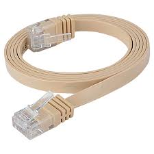 Patch kabel lan kabel netzwerkkabel abgewinkelt 90° weiß ethernet weiss 2m 2,0 m. Cat 6 Patchkabel Rj45 Lan Kabel Flach Slim Utp Hellbraun 15 M Gunstig Online Kaufen