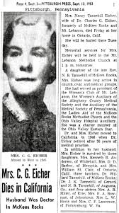 Nancy Tannehill Eicher (1886-1953)