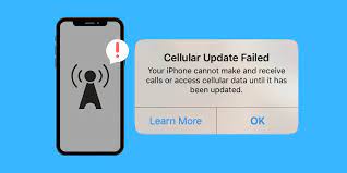 How To Fix The Cellular Update Failed Error Easily Cellular Network Cellular Mobile Data