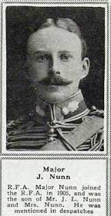Major John Henry Nunn (1885-1917)