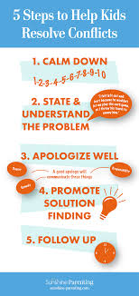 If you fail to bring a balanced approach to smoothing, one party may take advantage of the situation since you are giving them more consideration. 5 Steps To Help Kids Resolve Conflicts Sunshine Parenting