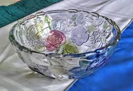 New listingmikasa holiday classics crystal footed bowl snowflake design grooved edge wy960. Vintage Riccardo Lead Crystal Lattice Cake Plate Platter And Etsy Crystal Lattice Lead Crystal Bowl Set