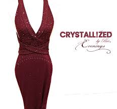 Continue the article to wedding guest attire: Hand Crafted Custom Crystallized Evening Gown Formal Prom Dress Wedding Attire Bling Swarovski Crystals Bedazzled By Crystall Zed By Bri Llc Custommade Com