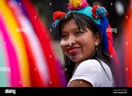 Bogota, Colombia. 06th Sep, 2024. Members of the Embera communities take  part in a celebration event inside their Makeshift camp in Bogota,  Colombia, after the distric governemnt and colombia's goverenment achieved a