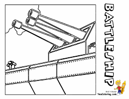 100% free coloring page of a battleship. Unflinching Navy Ship Coloring Page Free Ships Battleship