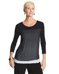 Free shipping on orders over r3720500+ new arrivals dropped dailycheck the latest collection of chic knit tops at shein, exclusive design with good quality to keep you on trends all the time. Chico S Knit Kit Gradual Dot Top Casual Knit Tops Women S Tops Blouses Clothes Design