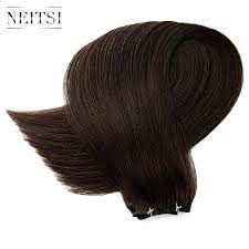 Neitsi Straight Remy Human Hair Extension 16 32 100g Pc 1 1b 2 3 60 613 P18 613 14 24 Farvet Dobbeltdraget Harvaev Beanie Hats Fashion