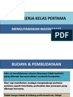 ★ banyak makan dimbangi banyak gerak. Budaya Kerja Kelas Pertama