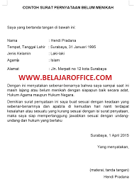 We did not find results for: Contoh Surat Pernyataan Belum Menikah Belajar Office