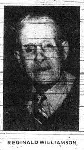 Biography for WW1 Veteran Reginald Williamson, Canadian Expeditionary Force 