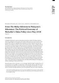 The 2018 malaysian general election, formally known as the 14th malaysian general election, was held on wednesday, 9 may 2018. Pdf From The Malay Dilemma To Malaysia S Dilemmas The Political Economy Of Mahathir S China Policy Since May 2018