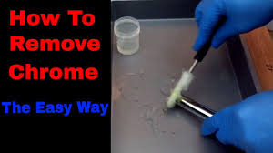 A small amount of battery acid is required for the copper system. How To Remove Chrome Plating Youtube