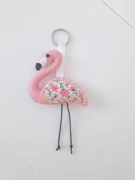 Faites Votre Propre Porte Cles Flamant Rose Kit De Couture Etsy Couture