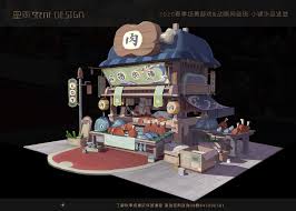 artstation 2020春季场景网络班 的小铺作业 star academy