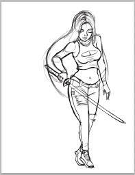 Instead of rushing into danger. Female Warrior Step By Step Steemit