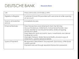 Deutsche bank and hcl technologies (hcl), a leading global technology company, have announced a strategic partnership to transform the bank's global cheque processing operations. Deutsche Bank Transfer Receipt Eigenkapital Deutsche Bank