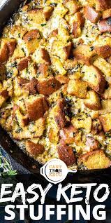 Keto Stuffing Gluten Free Recipe Cast Iron Keto Recipe Keto Stuffing Stuffing Recipes Recipes