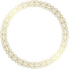 Round Gold Border Transparent Png Clip Art Image Circle Borders Vintage Picture Frames Flower Background Wallpaper
