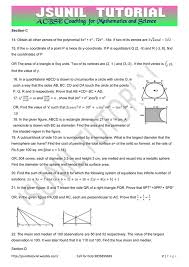 Category 10th Sample Paper Sa2 Jsunil Tutorial Cbse Maths Science Sample Paper Sample Question Paper Question Paper