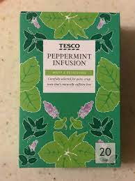 Tesco Peppermint Infusion Tea Bags Food Drinks Beverages On Carousell