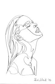 Continuous Line Drawing By Boris Schmitz 2014 Line Art Drawings Art Drawings Art
