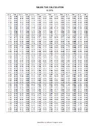 6 Sales Tax Calculator Template Tax Printables Sales Tax Tax