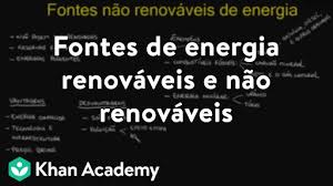 Energia utilizada como fonte de calor. Fontes De Energia Renovaveis E Nao Renovaveis Video Khan Academy