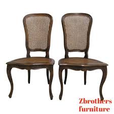 Showing results for french cane back dining chairs. Pair Vintage Custom French Country Cane Back Dining Room Side Etsy