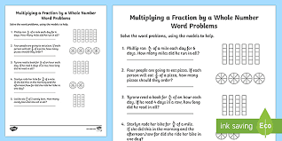 Students will edit this template: Multiplying Fractions With Models Whole Numbers