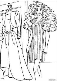 Barbie is a part of almost every young girls life. Coloring Page Barbie Dress Up Coloring Me
