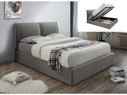 Quali sono le dimensioni dei materassi matrimoniali? Letto Contenitore Alceo Tessuto Grigio Chiaro 160x200 Cm