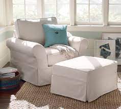 We offer replacement slipcovers for all your favorite pottery barn furniture pieces, including chairs, ottomans and sofas. Pb Comfort Roll Arm Furniture Slipcovers Pottery Barn